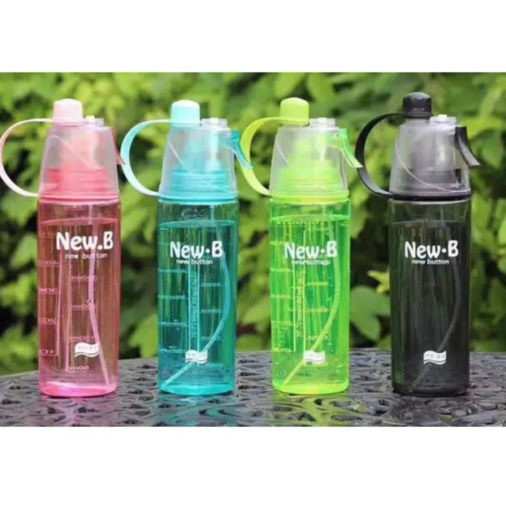 Jual Botol Minum New B Sport Cycling Button Spray Water Bottle Outdoor ...