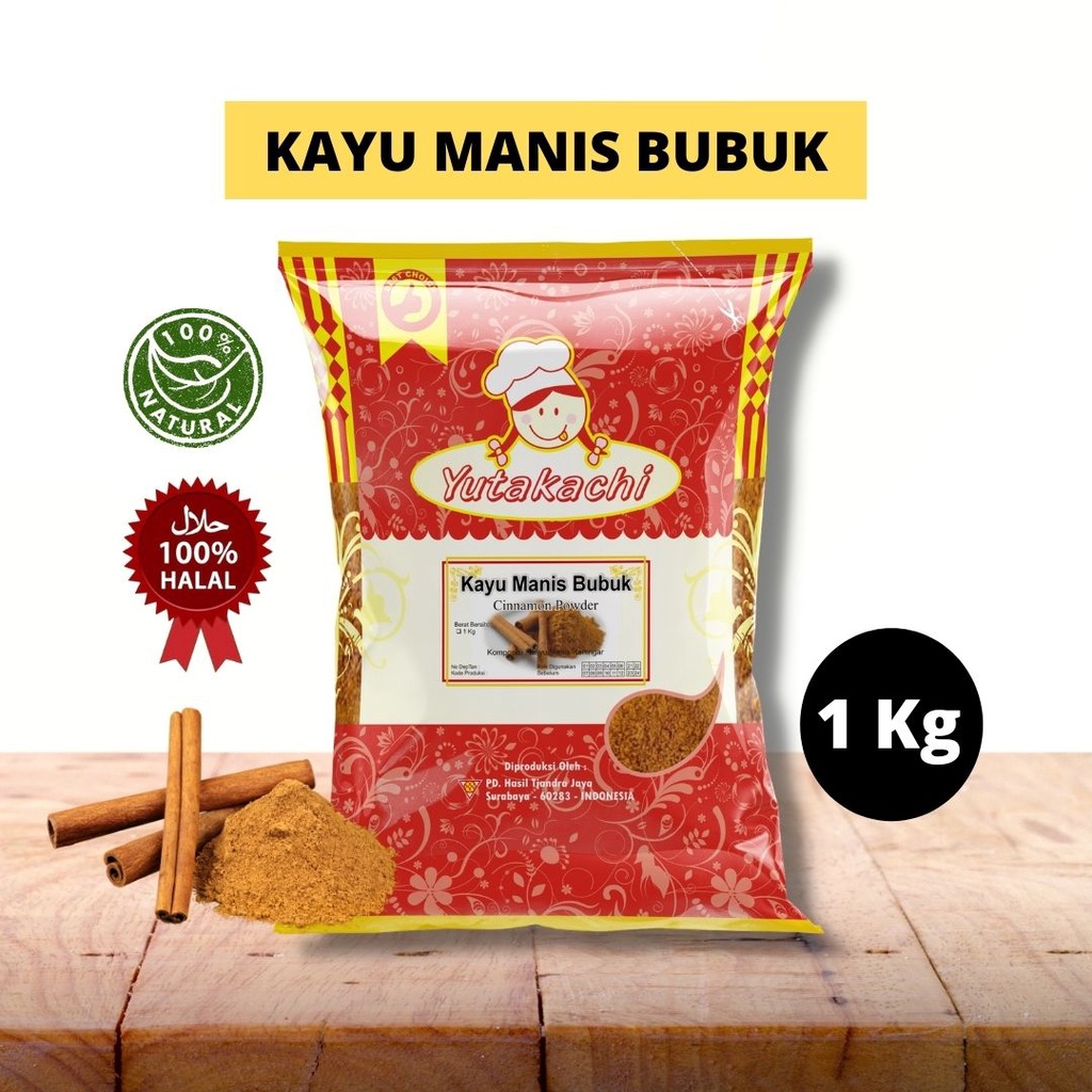 Jual Kayu Manis Bubuk Kg Yutakachi Premium Cinnamon Powder Rempah Murni Alami Shopee