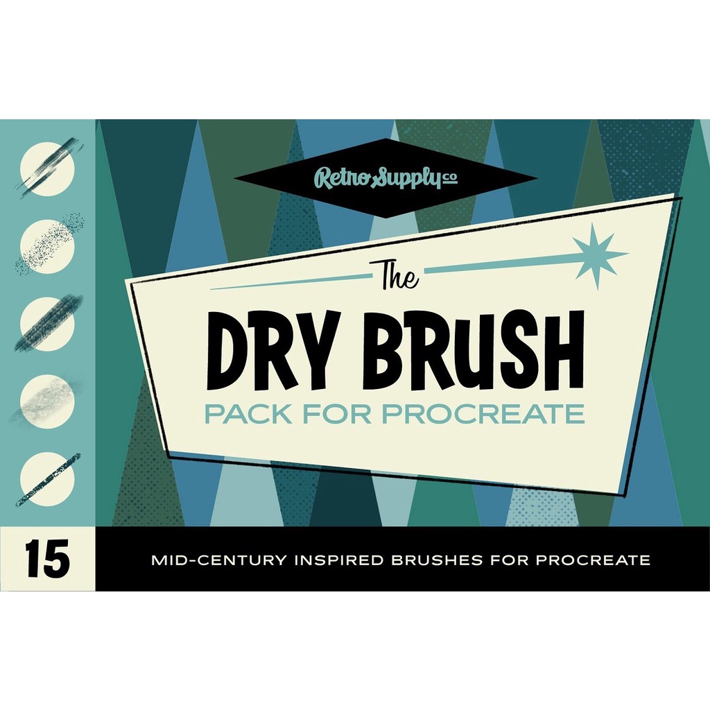 Jual Procreate Brush - The Dry Brush Pack for Procreate | Shopee Indonesia