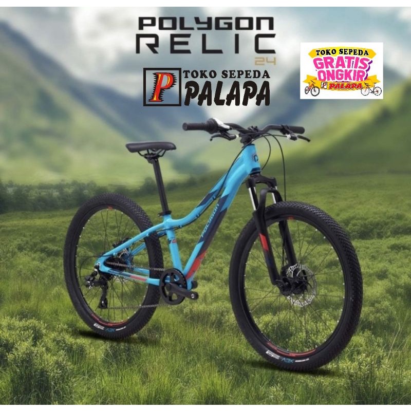 Jual MTB 24 POLYGON RELIC NEW Sepeda Gunung Anak Shopee Indonesia