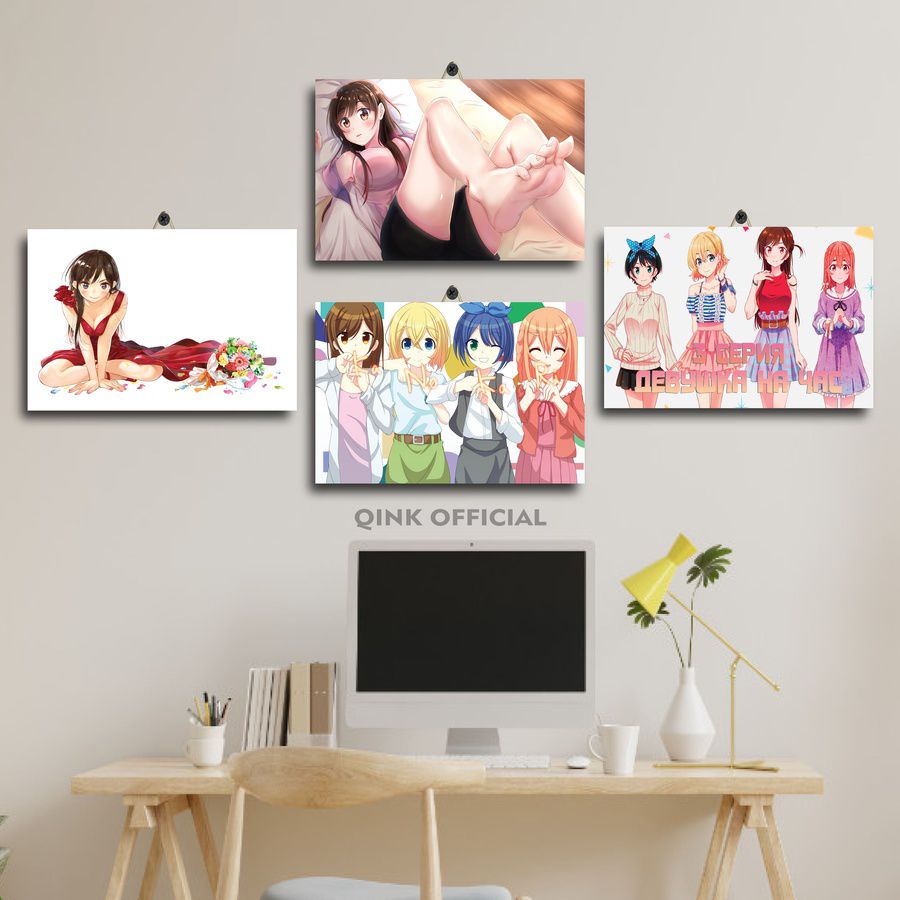 Jual 121 140 Hiasan Kamar Anime Mami Nanami Kanojo Okarishimasu 20x30