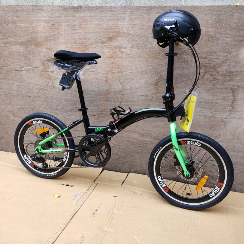 Jual Sepeda Lipat United Stylo New 20Inch Free Helm+Sarung jell+Breket ...