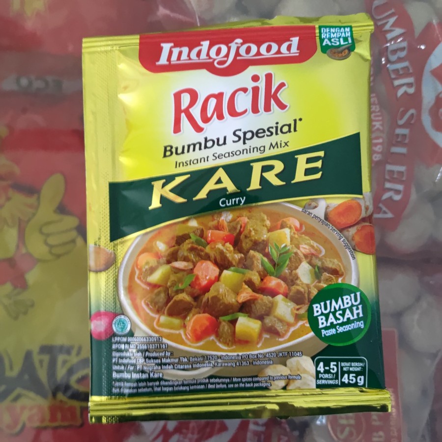 Jual Indofood racik bumbu kare 45 gr | Shopee Indonesia