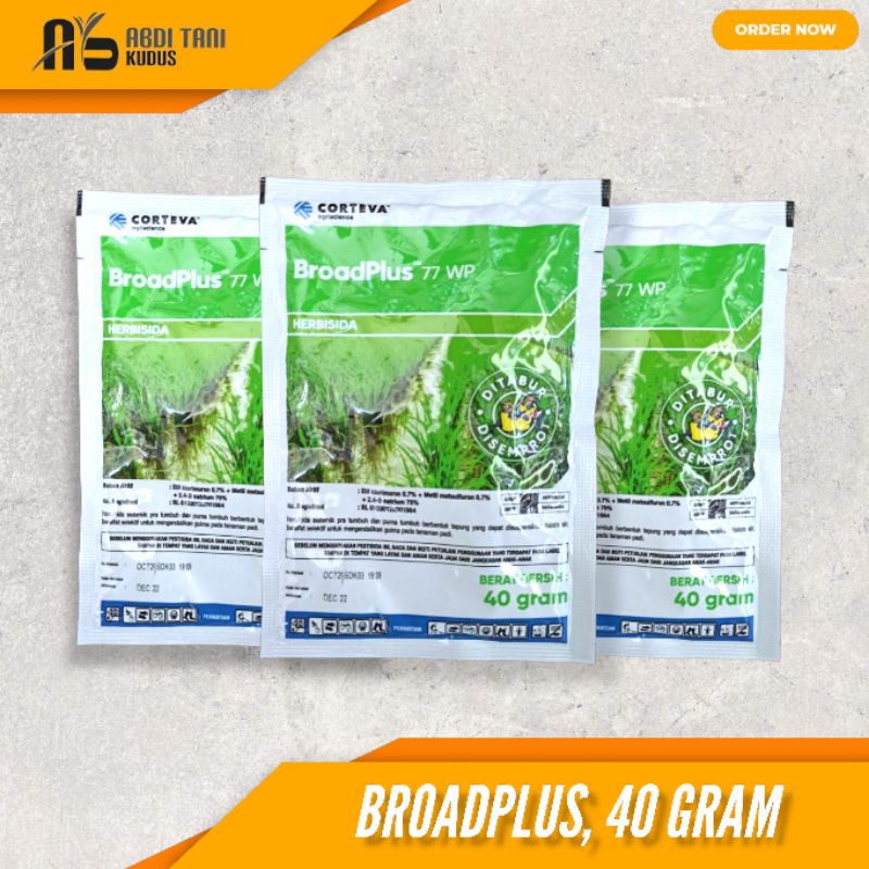 Jual HERBISIDA BROADPLUS 77 WP 40 GR PENGGANTI ALLY PLUS | Shopee Indonesia