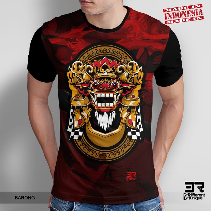 Jual Kaos Pria Kaos Print Distro 3r Indonesia Barong Shopee Indonesia 6727