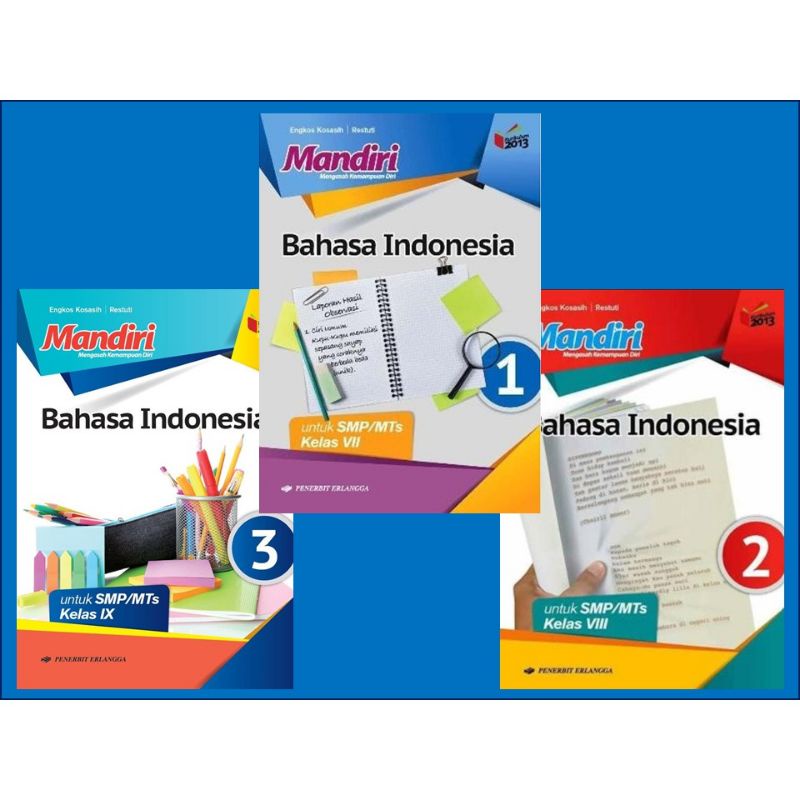 Jual MANDIRI BAHASA INDONESIA KELAS 7 - 9 SMP (ERLANGGA REVISI TERBARU ...