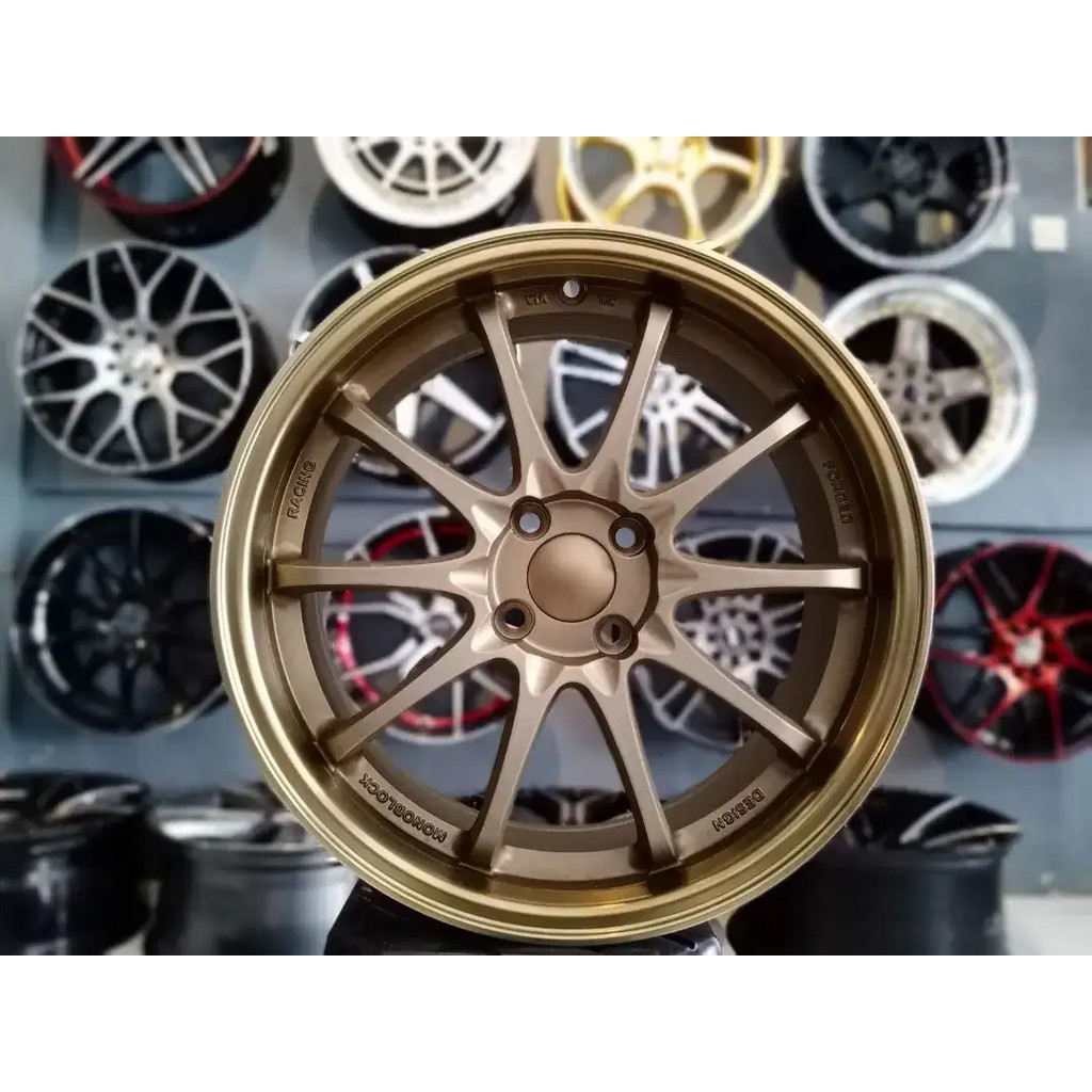 Jual Velg Mobil Rays CE28 Ring 17x7.5 Pcd 4x100 ET.42 Matt Bronze ...