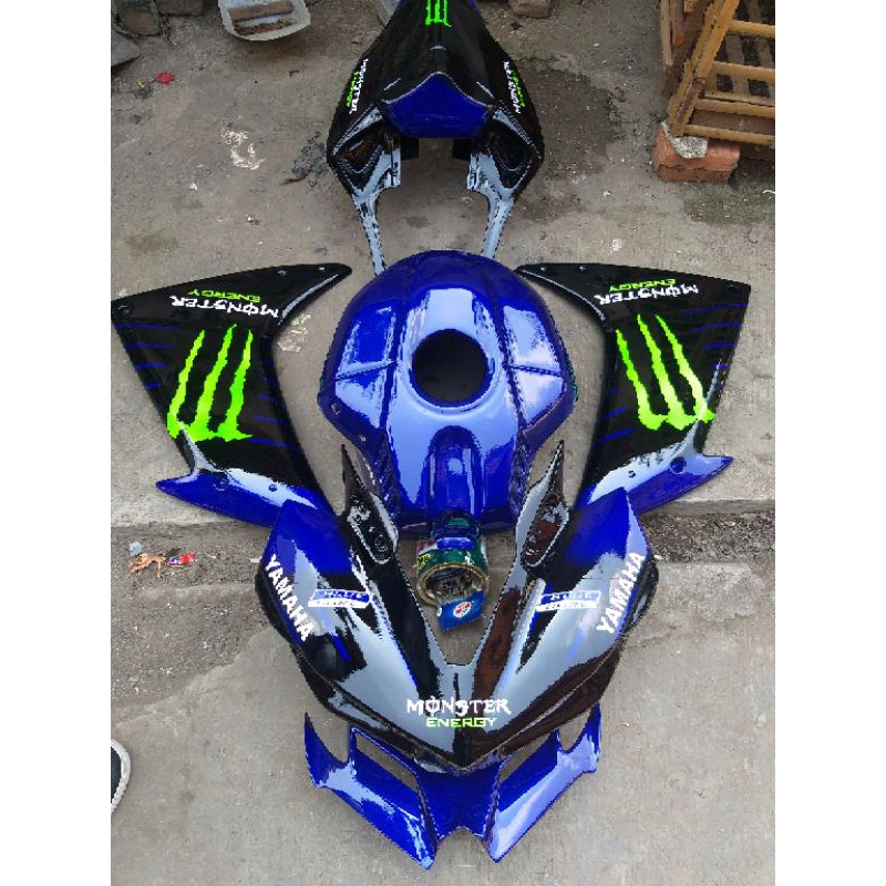 Jual PAKET 1SETT BODY CUSTOM YAMAHA R15 V2 airbrush | Shopee Indonesia