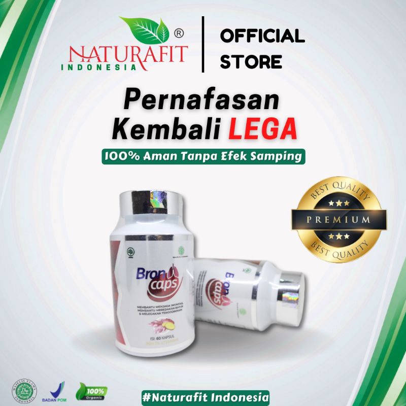 Jual Broncaps / Kapsul Gurah Bronfit Naturafit Premium Obat Herbal Asma ...
