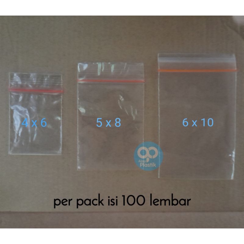 Jual Plastik Klip/ziplock (100 Pcs) | Shopee Indonesia