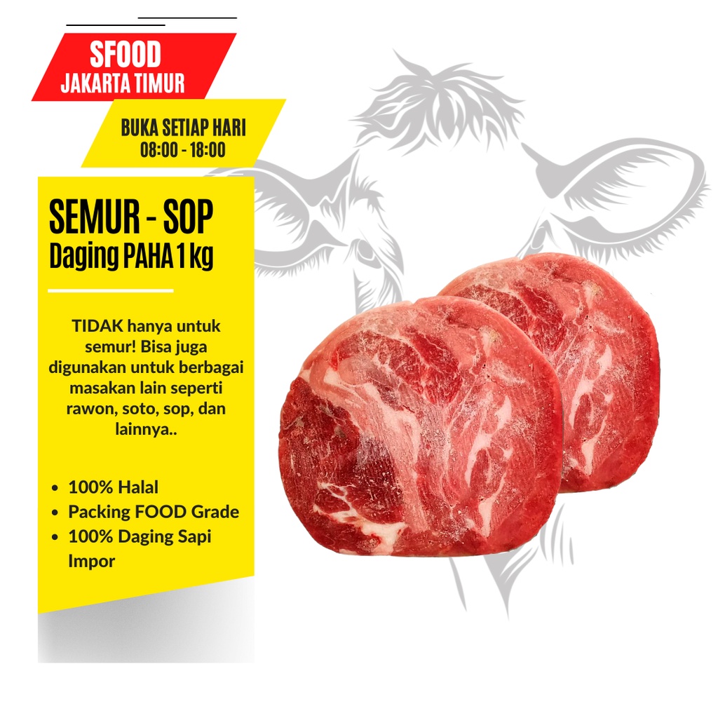 Jual DAGING SOP \ SEMUR \ POTONGAN DAGING PAHA SAPI UNTUK SOP DAN SEMUR ...