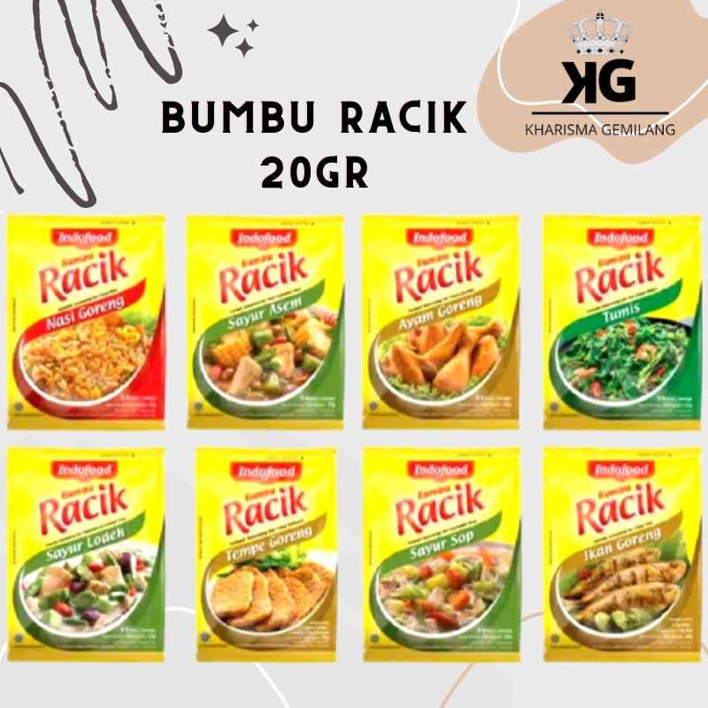 Jual RACIK - (1 PCS) RACIK INDOFOOD 20Gr Bumbu Penyedap Rasa Serbaguna ...