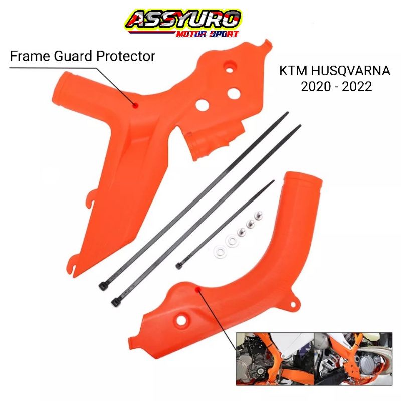 Jual FRAME GUARD KTM 2020 2021 2022 HUSQVARNA PELINDUNG RANGKA KTM