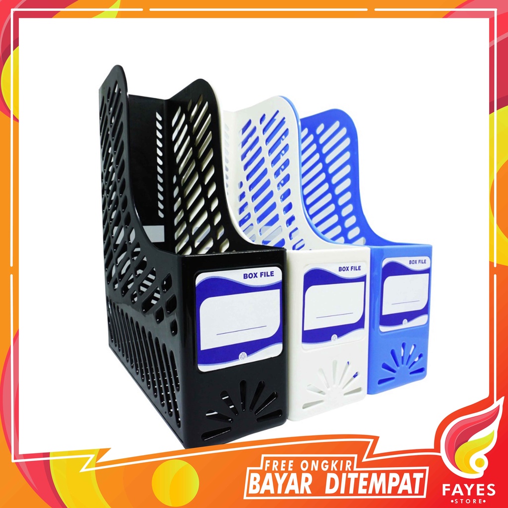 Jual FAYES COD Box File Premium PVC Tebal Box Plastik Dokumen Tempat Berkas Kotak