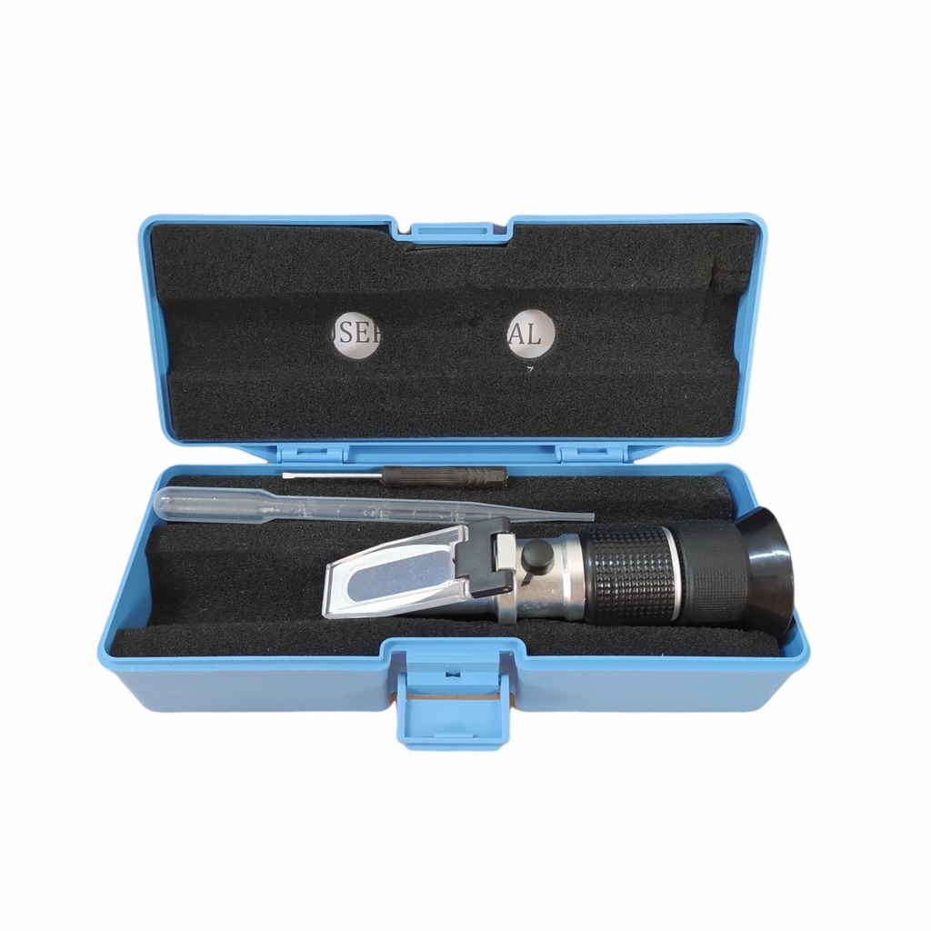 Jual Alat Ukur Kadar Gula Refractometer 0-90% Brix Meter With ATC (Utk ...