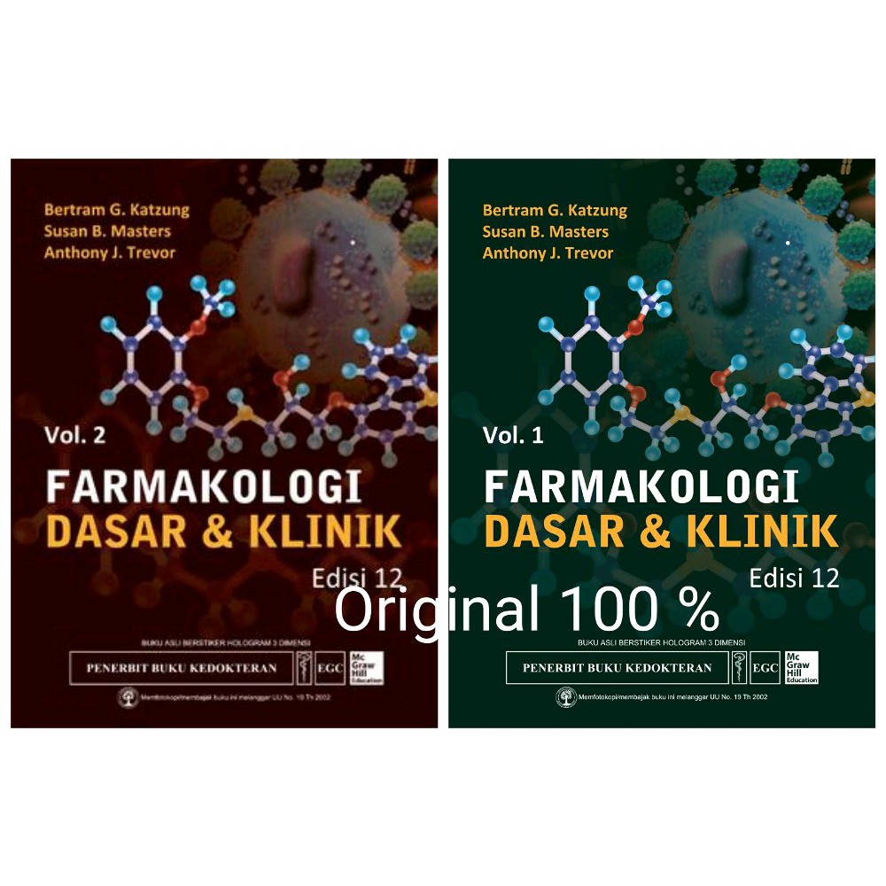 Jual Farmakologi Dasar Dan Klinik Edisi 12 Vol 1dan2 By Katzung ...