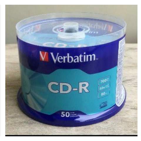 Jual CD-R Verbatim Silver Bulk pack (50 pcs) | Shopee Indonesia