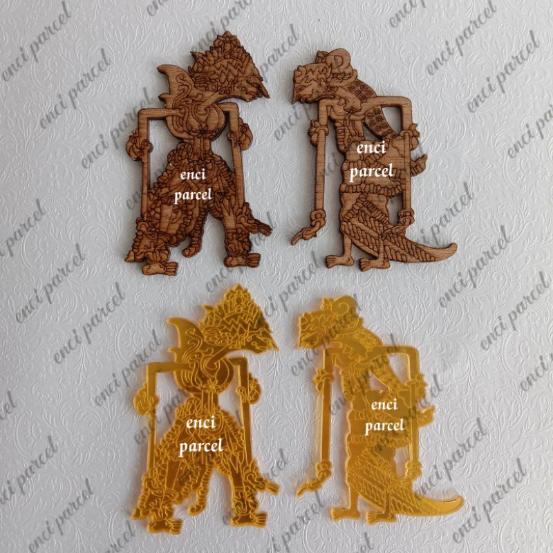 Jual wayang model A Rama Sinta akrilik gold silver hitam triplek MDF ...