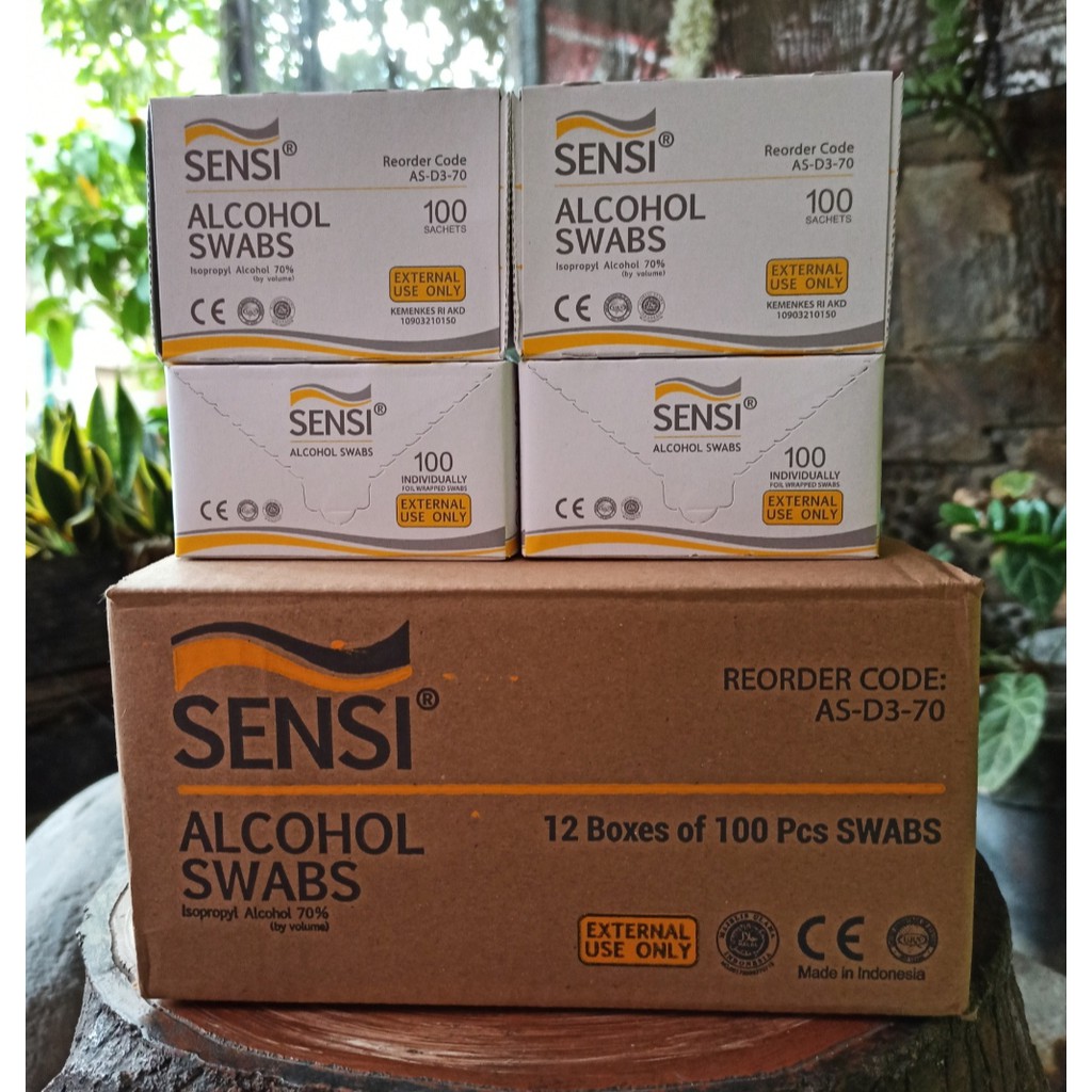 Jual Sensi Alcohol Swab Tissue Alkohol Isi 100 Pcs Shopee Indonesia