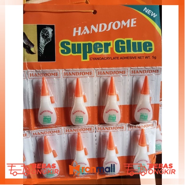 Jual Lem Korea Lem Tetes Cair Super Glue Gram Merk Handsome Tutup