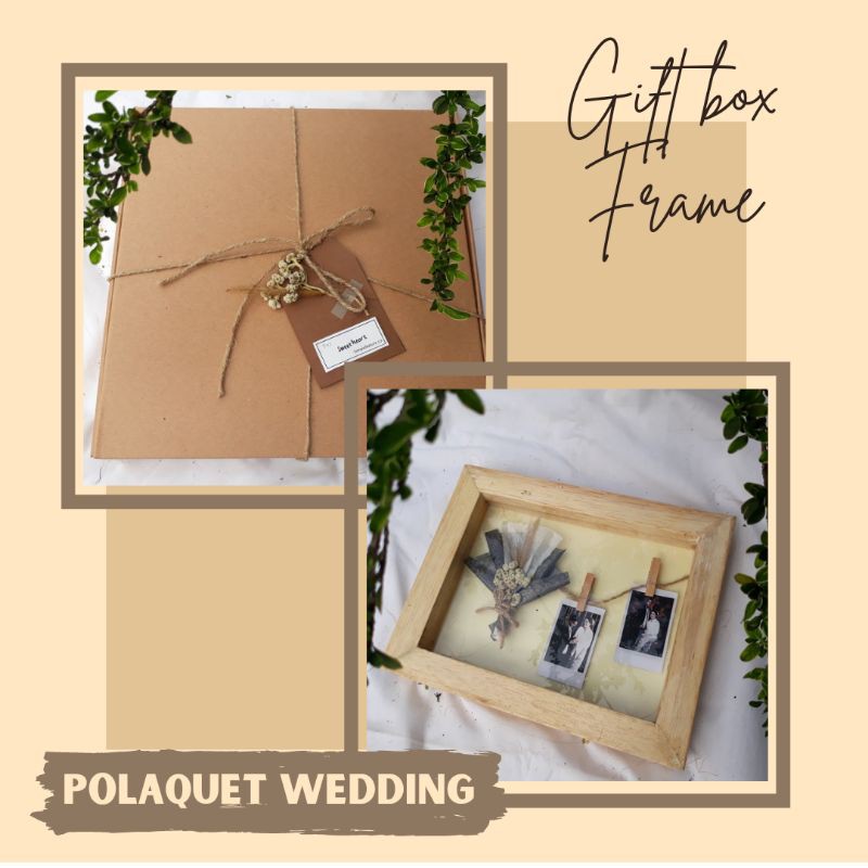 Jual GIFT BOX FRAME WEDDING | Shopee Indonesia