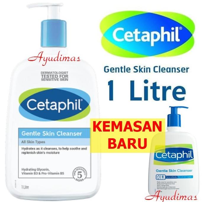 Jual Cetaphil Gentle Skin Cleanser 1000 Ml / 1000ml / 1 Liter / 1liter ...