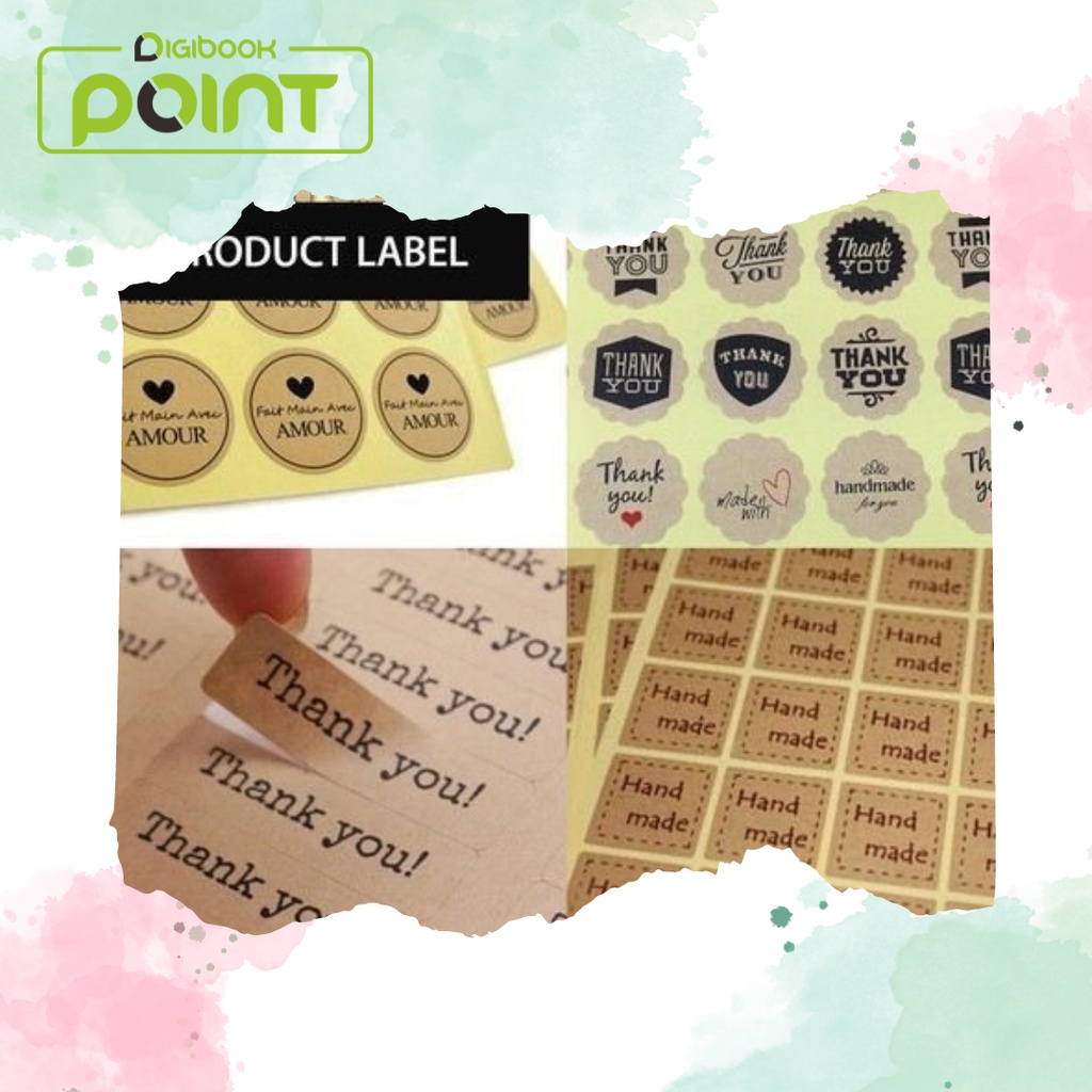 Jual Cetak Stiker Craft A3+ / Stiker Craft Coklat (Print + Cutting ...