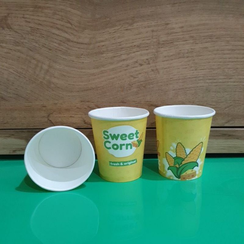 Jual Paper Hot Cup Oz Ml Sweet Corn Gelas Kertas Minimal Order Pcs Berlaku Kelipatannya