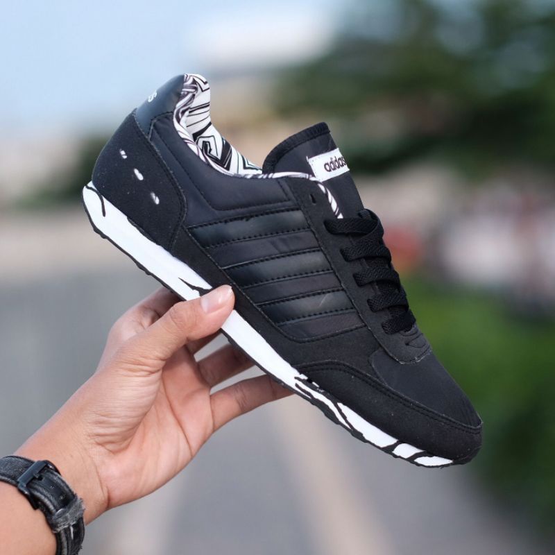 Adidas neo city racer black best sale