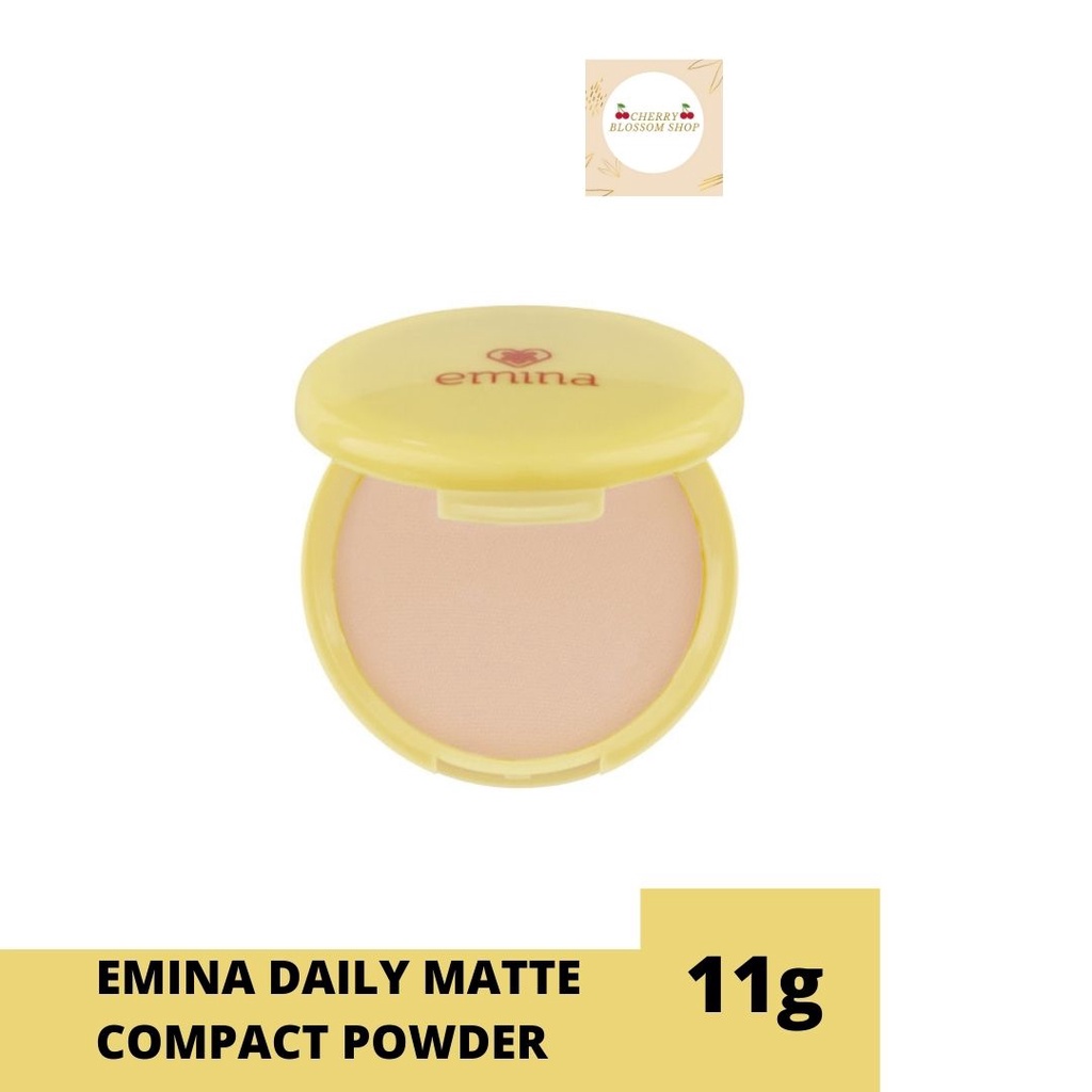 Jual EMINA DAILY MATTE COMPACT POWDER | Shopee Indonesia