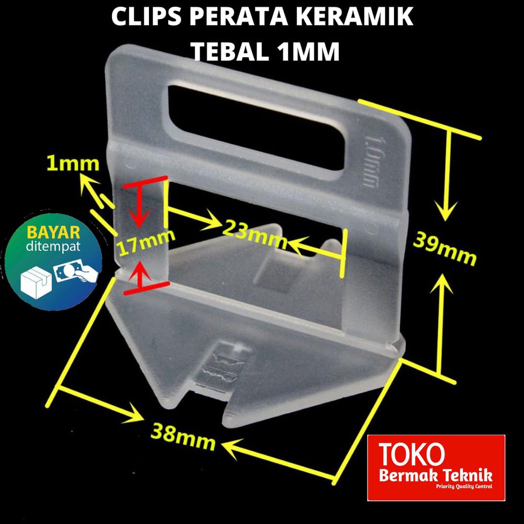 Jual Alat Perata Keramik Pcs Clips Klip Mm Nat Keramik Alat Perata Keramik Alat Pasang