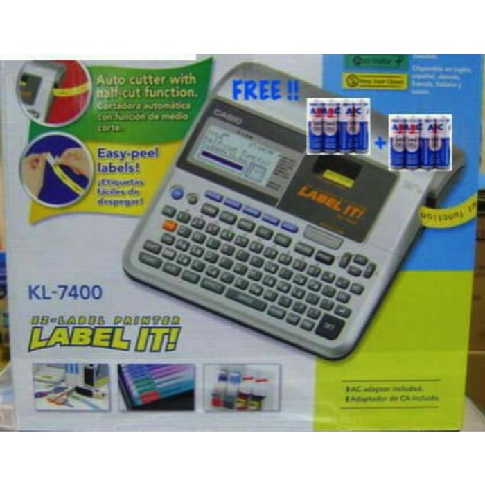 Jual Print Label Printer Casio Kl820 Label It (Pengganti Kl 7200