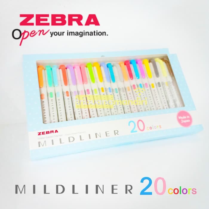 Jual Stabilo Warna Warni Highlighter Stabilo Pulpen Zebra Mildliner
