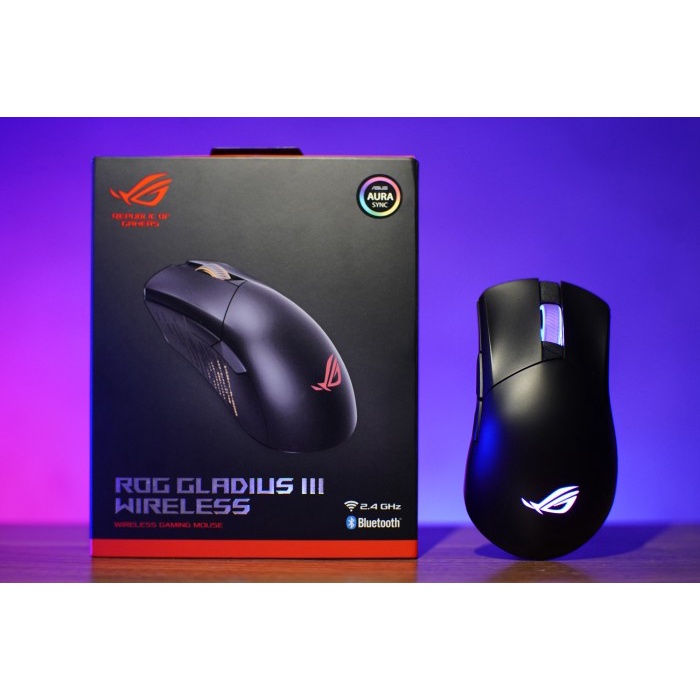 Jual ASUS ROG GLADIUS III Classic Asymmetrical Gaming Mouse Original ...
