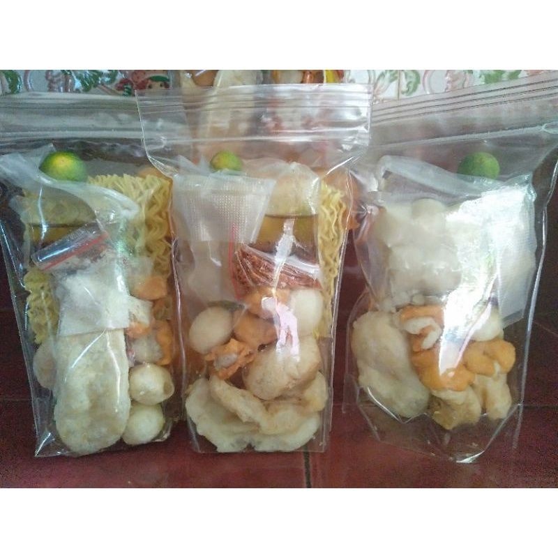 Jual Paket Reseller Pouch Kecil Isi 20 Pcs Baso Aci Cuanki Seblak