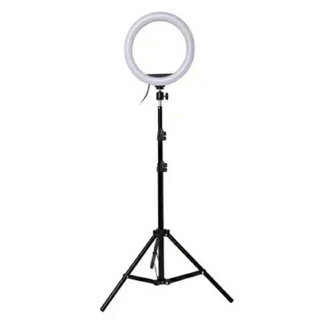 PAKET TRIPOD Ringlight LED 3 Warna Ukuran 26cm Bonus Holder U Ringlight Selfi