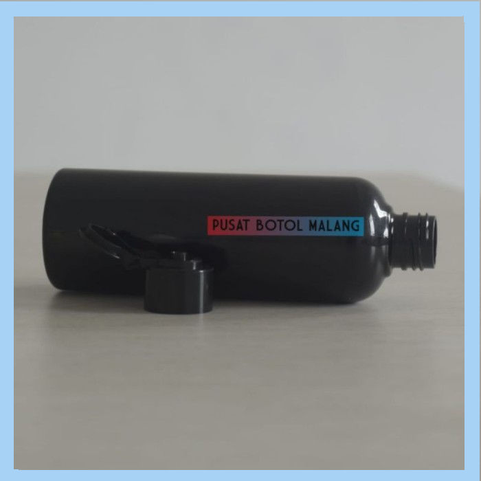 Jual Botol Plastik Pet 250Ml Fliptop Jamur ( Hitam Hitam) | Shopee ...