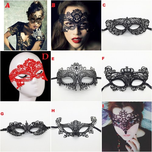 Jual Sexy Lace Topeng Pesta Renda Eksotis Halloween Masquerade Shopee