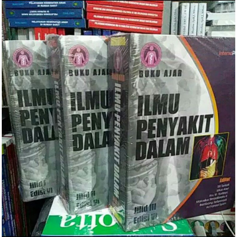 Jual Buku Ajar Ilmu Penyakit Dalam Jilid 1,2&3 Hardcover + Buble Wrap ...