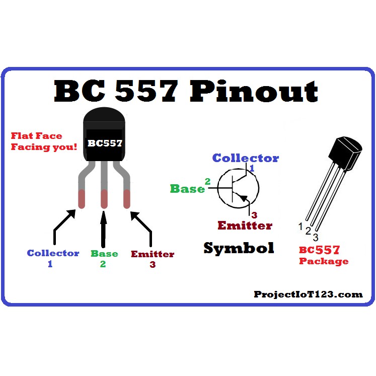 Jual Transistor PNP BC557 BC 557 TO92 | Shopee Indonesia