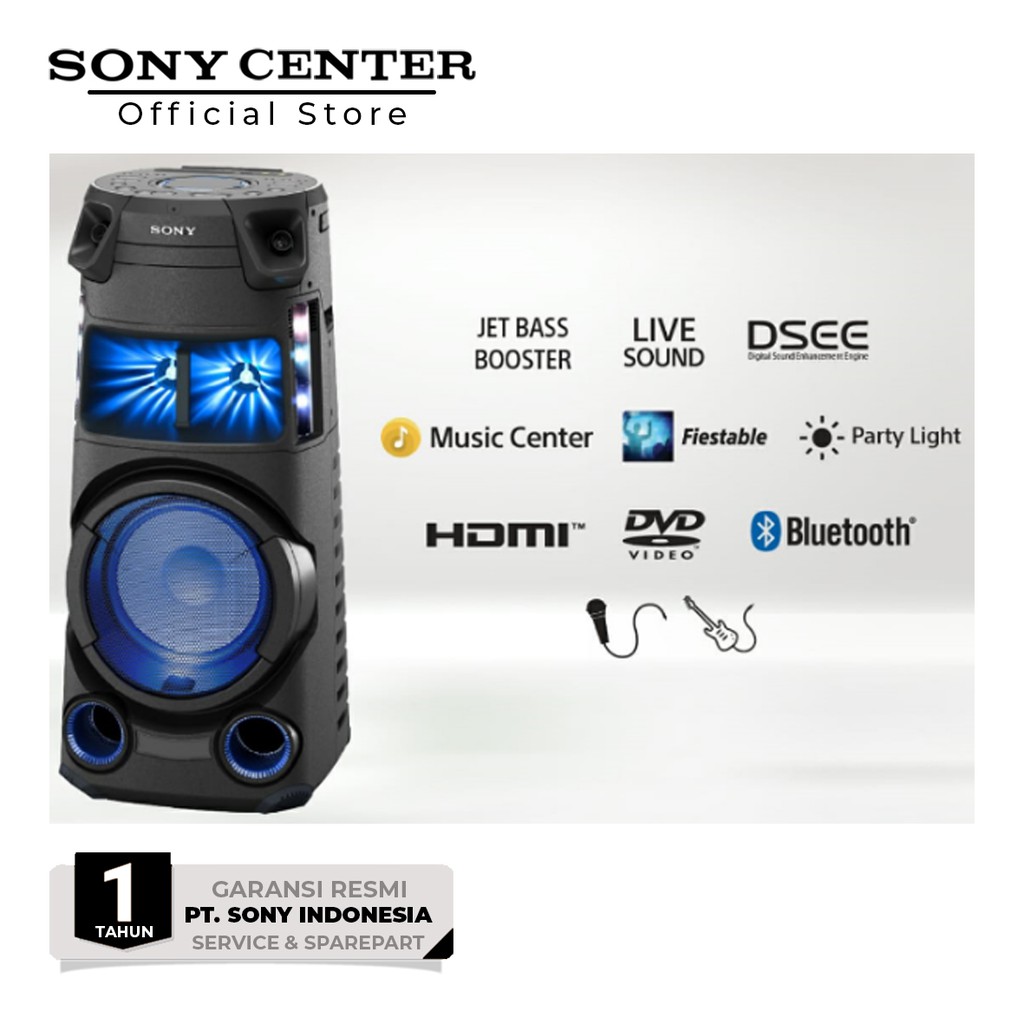 Jual SONY MHCV43D High Power Audio System with BLUETOOTH Technology