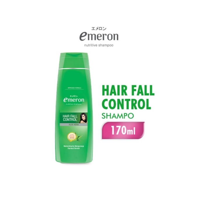 Jual EMERON Shampoo Hair Fall Control 340 ml | Shopee Indonesia