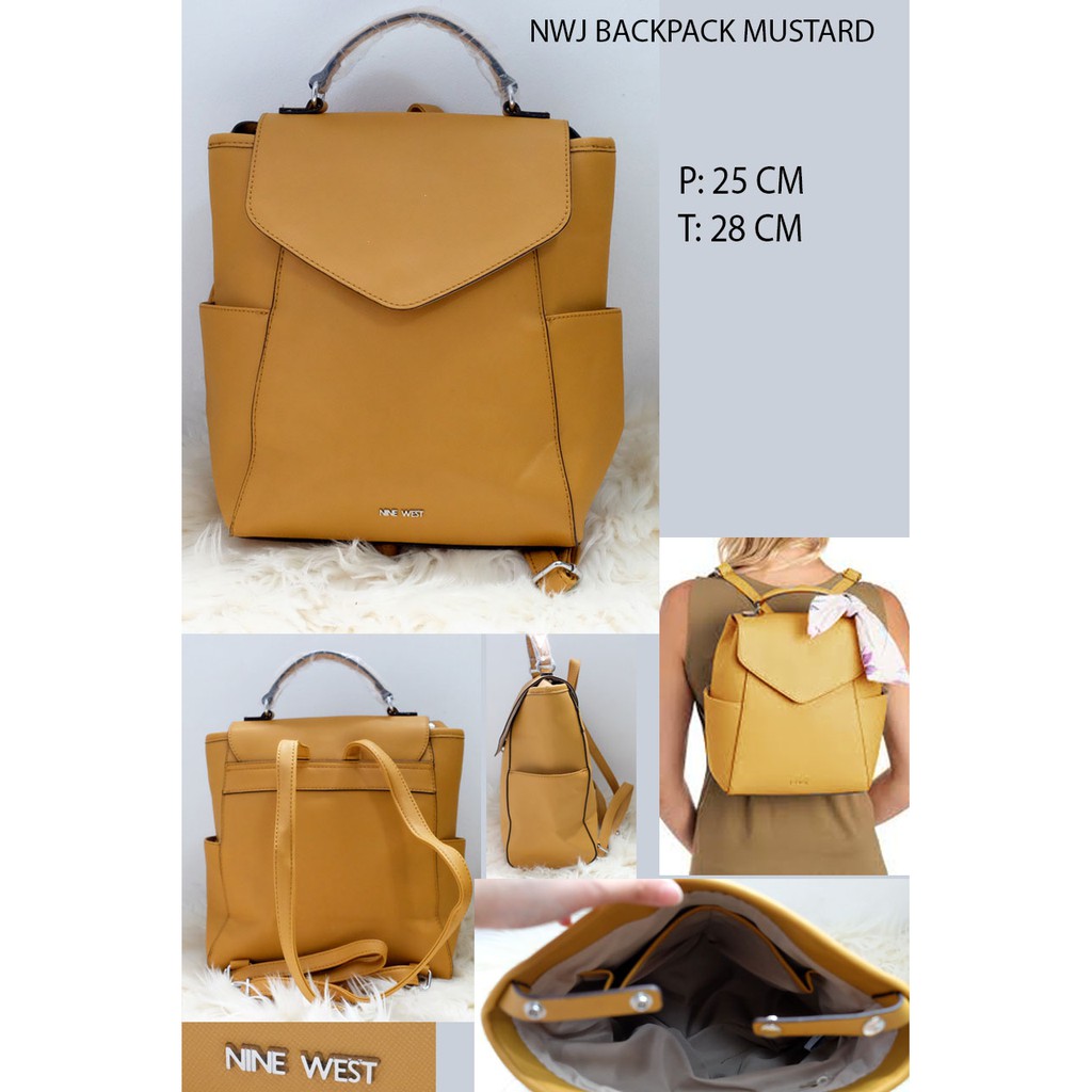 Mustard Yellow Backpack by Nine West Nine West | Bags | Mustard Yellow Nine West Backpack | Poshmark main image 2