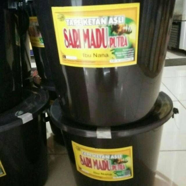 Jual Tape Ketan ember besar Isi 100 Pcs Khas Kuningan Shopee Indonesia