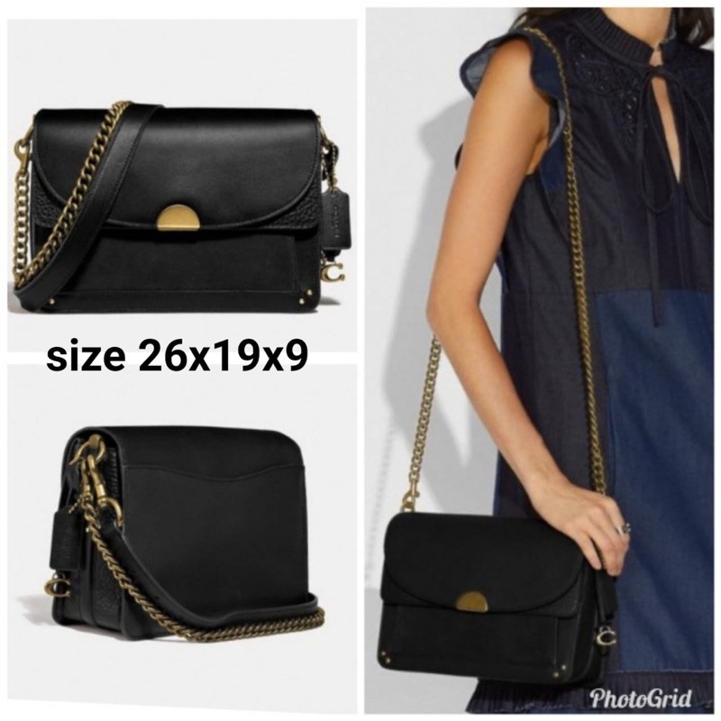 Jual Coach Dreamer Shoulder Bag Black Shopee Indonesia