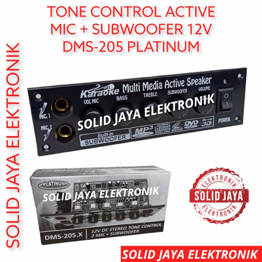 Jual KIT TONE CONTROL AKTIF 12V DC DMS205 KONTROL HI FI STEREO