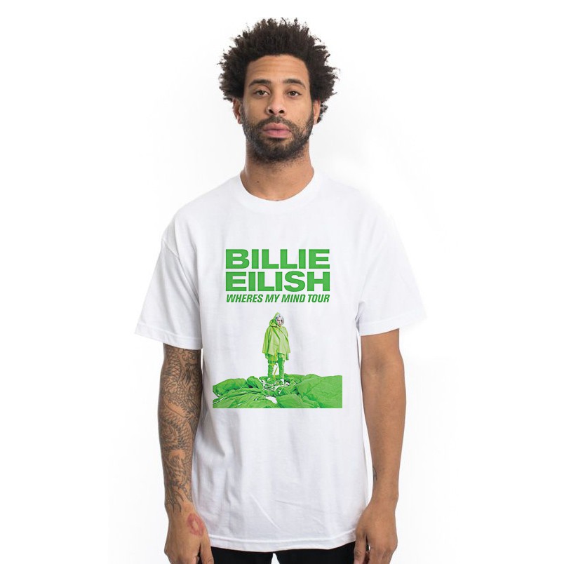 Billie Eilish T-shirt 2018 Where's My Mind Spring Tour Burning Money Sz S  Black | eBay