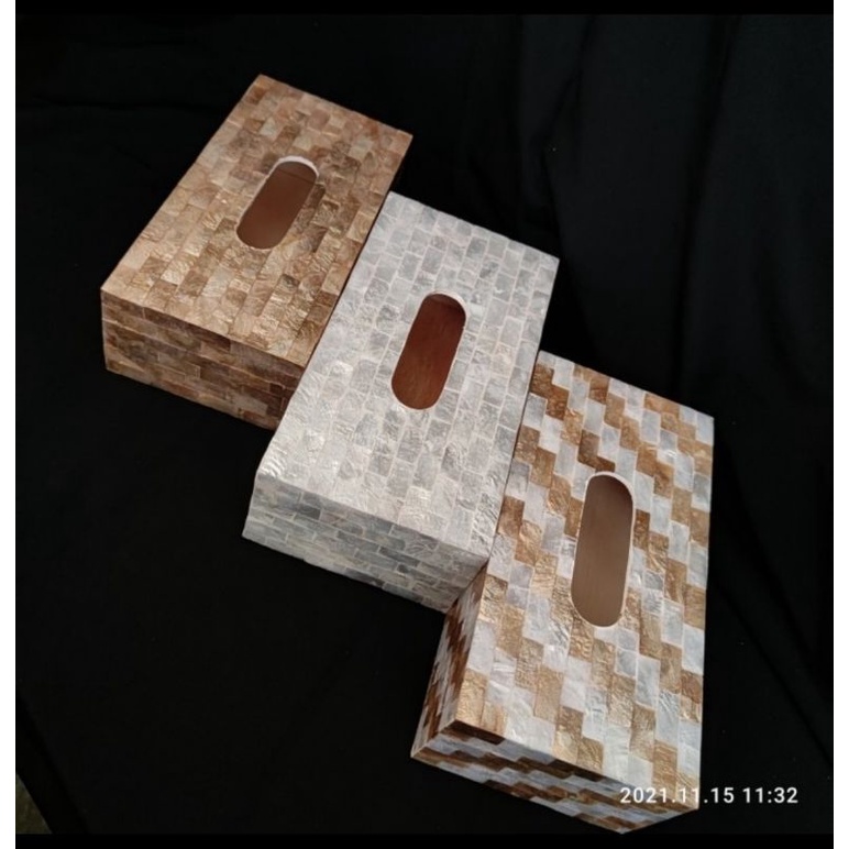 Jual box tissue kerang / kotak tissue kerang / tempat tisu kerang ...