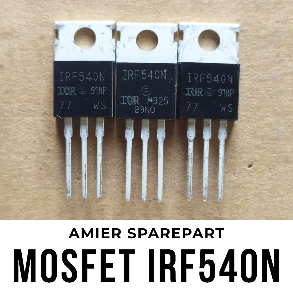 Jual Transistor IRF540N IRF540 33A 100V TO-220 Power Mosfet Original ...