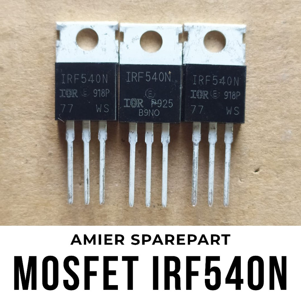 Jual Transistor Irf540n Irf540 33a 100v To 220 Power Mosfet Original Shopee Indonesia 